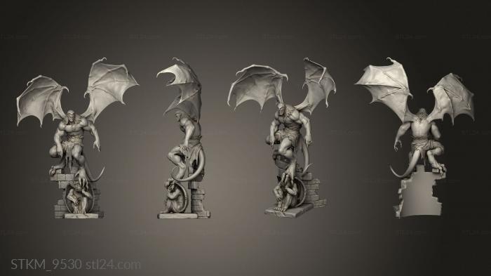 Figurines heroes, monsters and demons (GOLIATH, STKM_9530) 3D models for cnc
