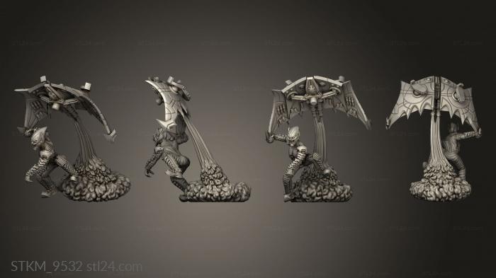 Статуэтки герои, монстры и демоны (ЗЕЛЕНЫЙ Тыквенный ГОБЛИН, STKM_9532) 3D модель для ЧПУ станка