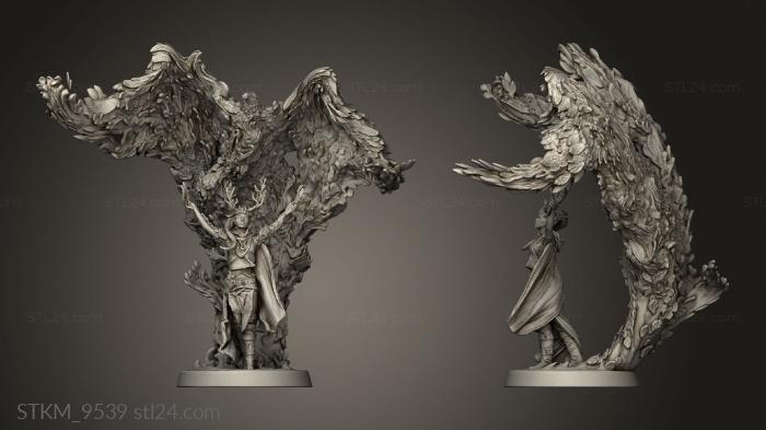 Figurines heroes, monsters and demons (Druids Empyrean Druid, STKM_9539) 3D models for cnc