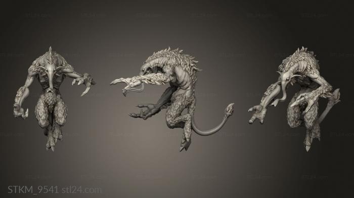 Figurines heroes, monsters and demons (Dream Eater, STKM_9541) 3D models for cnc