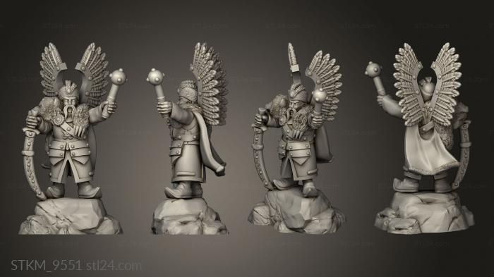 Figurines heroes, monsters and demons (Feb cos lead, STKM_9551) 3D models for cnc