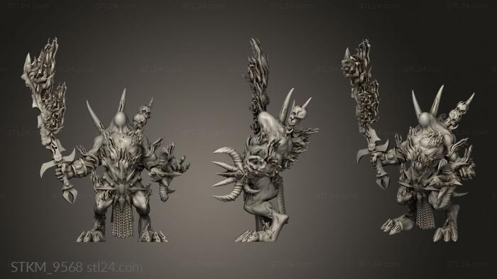 Figurines heroes, monsters and demons (harbingers wrath harbinger, STKM_9568) 3D models for cnc