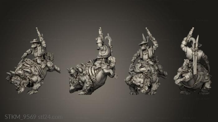 Figurines heroes, monsters and demons (Hard Zaboyz WWO, STKM_9569) 3D models for cnc