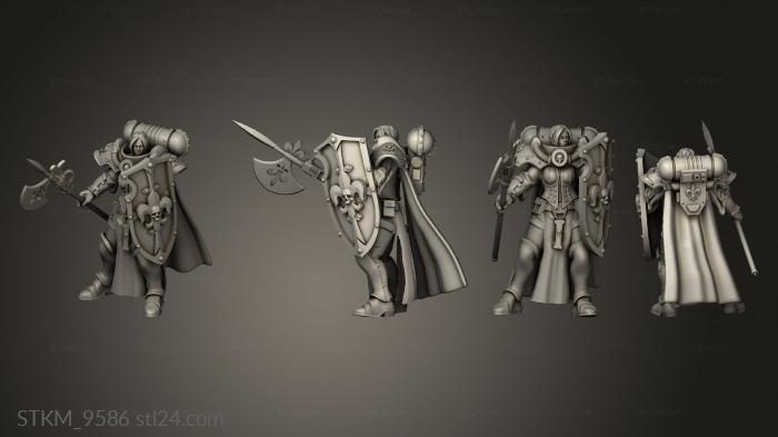 Figurines heroes, monsters and demons (Crusaders weapons Coat Halberd, STKM_9586) 3D models for cnc
