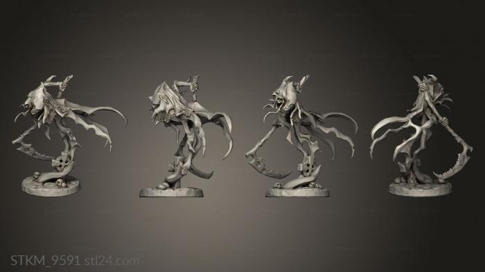 Figurines heroes, monsters and demons (Going Reaper, STKM_9591) 3D models for cnc