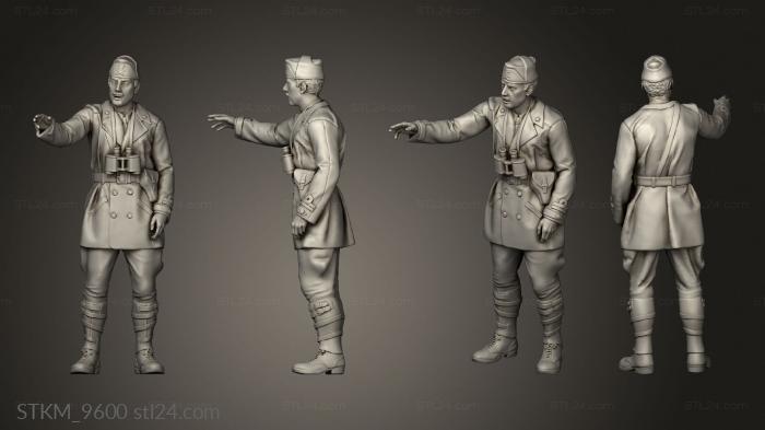 Figurines heroes, monsters and demons (Italian Tank Crew, STKM_9600) 3D models for cnc