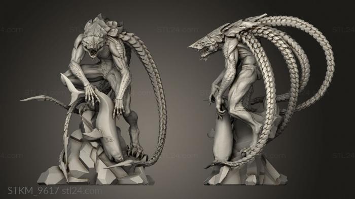 Figurines heroes, monsters and demons (Matstation Stinger, STKM_9617) 3D models for cnc