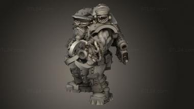 Figurines heroes, monsters and demons (Gearguts Wistress Warboss, STKM_9621) 3D models for cnc