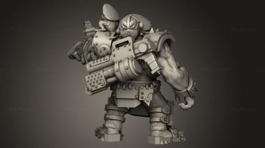 Figurines heroes, monsters and demons (Gearguts Wistress Warboss, STKM_9621) 3D models for cnc