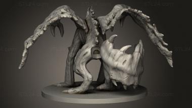 Figurines heroes, monsters and demons (Zombie Dragon, STKM_9622) 3D models for cnc