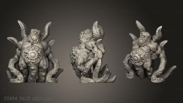 Figurines heroes, monsters and demons (Paras Eye Corpse, STKM_9631) 3D models for cnc