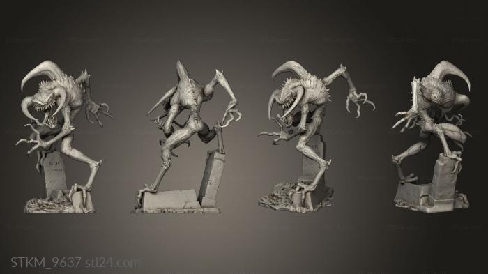 Figurines heroes, monsters and demons (VIOLATOR, STKM_9637) 3D models for cnc