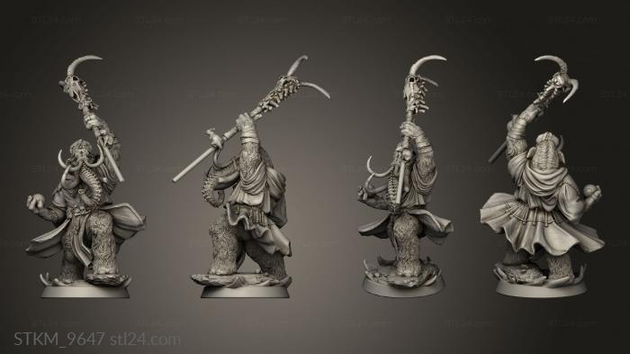 Figurines heroes, monsters and demons (Buried Tomb Bayul, STKM_9647) 3D models for cnc