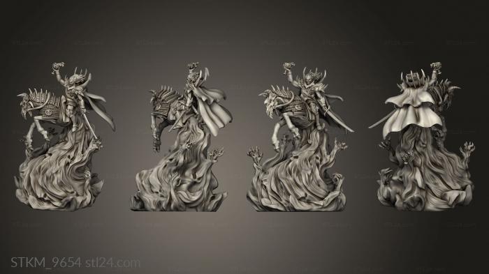 Figurines heroes, monsters and demons (Fantasy, STKM_9654) 3D models for cnc