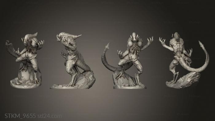 Figurines heroes, monsters and demons (Monster Aetherfiend, STKM_9655) 3D models for cnc