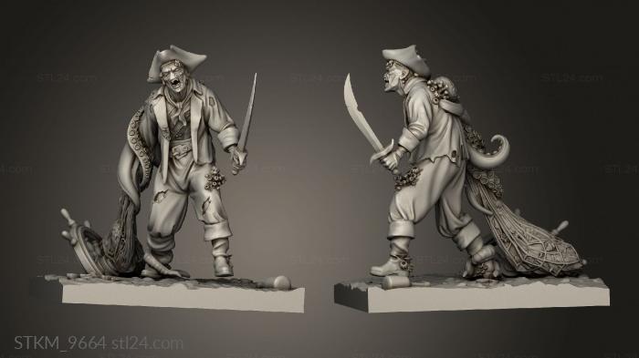 Figurines heroes, monsters and demons (Cult Elder Gods Sailors Sailor, STKM_9664) 3D models for cnc