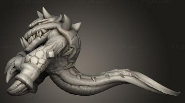 Figurines heroes, monsters and demons (heros Ethereal Terror, STKM_9665) 3D models for cnc