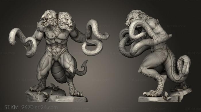 Figurines heroes, monsters and demons (demog demogorgon, STKM_9670) 3D models for cnc