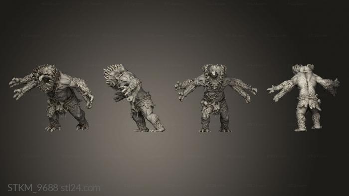 Figurines heroes, monsters and demons (Ruins Madness Bug Bite Attack, STKM_9688) 3D models for cnc