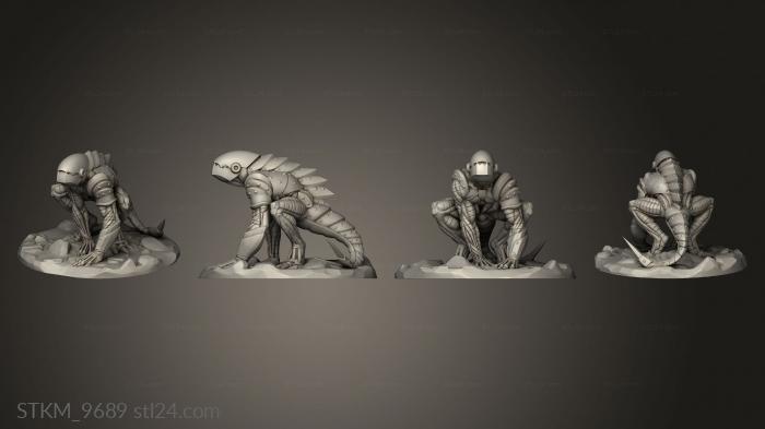 Figurines heroes, monsters and demons (Metal Marauder Hound, STKM_9689) 3D models for cnc