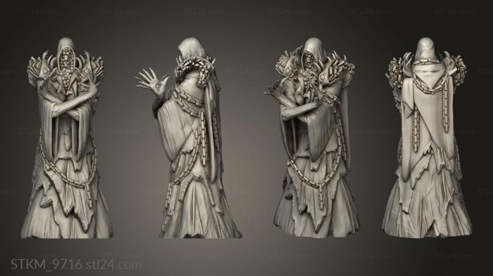 Figurines heroes, monsters and demons (Monster Seeing Seer, STKM_9716) 3D models for cnc