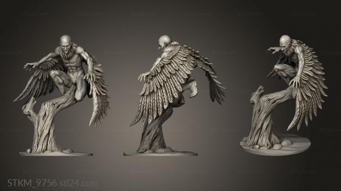 Figurines heroes, monsters and demons (Loot Crate BE Balding Eagle, STKM_9756) 3D models for cnc