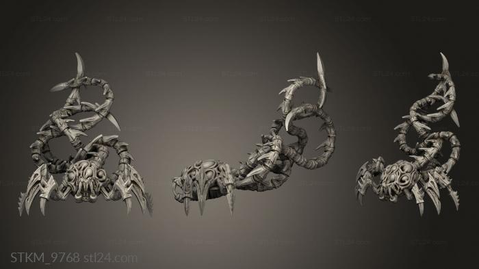 Figurines heroes, monsters and demons (Evisceration, STKM_9768) 3D models for cnc