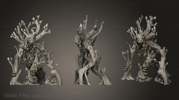 Figurines heroes, monsters and demons (Into The Woods Treant, STKM_9781) 3D models for cnc