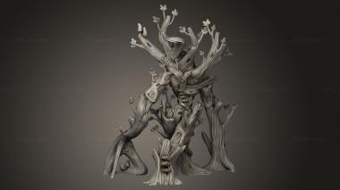 Figurines heroes, monsters and demons (Into The Woods Treant, STKM_9781) 3D models for cnc