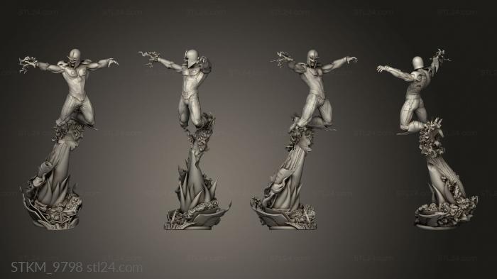 Figurines heroes, monsters and demons (va and Statue One, STKM_9798) 3D models for cnc