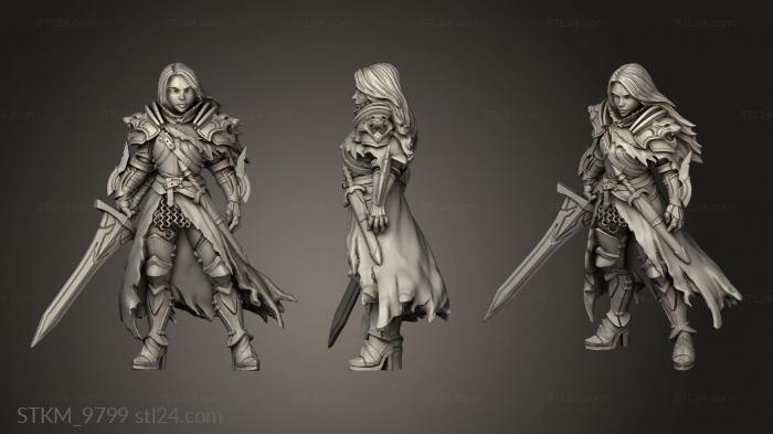 Figurines heroes, monsters and demons (locked stretch goals Lydia, STKM_9799) 3D models for cnc