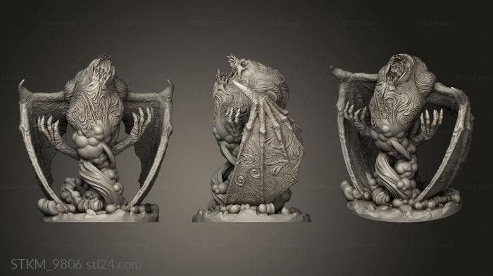 Figurines heroes, monsters and demons (Belk Ghast, STKM_9806) 3D models for cnc