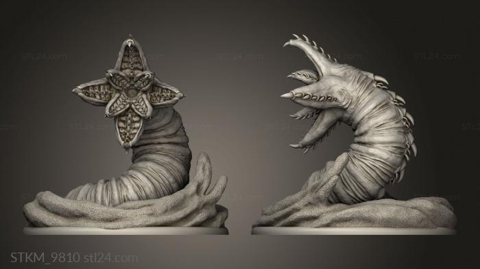 Figurines heroes, monsters and demons (Sandworms Sandworm Huge, STKM_9810) 3D models for cnc