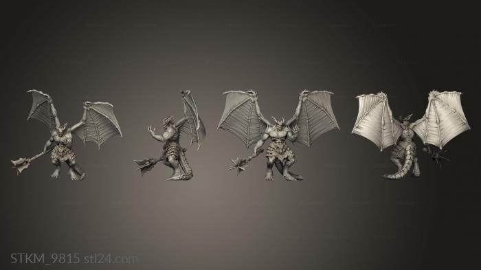 Статуэтки герои, монстры и демоны (Исчадие Ада,Исчадие Ада, STKM_9815) 3D модель для ЧПУ станка