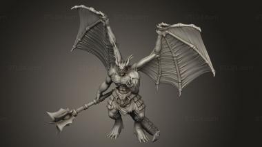 Figurines heroes, monsters and demons (Pit Fiend Pit Fiend, STKM_9815) 3D models for cnc