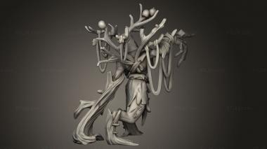 Figurines heroes, monsters and demons (Into The Woods Monsters Wendigo, STKM_9816) 3D models for cnc