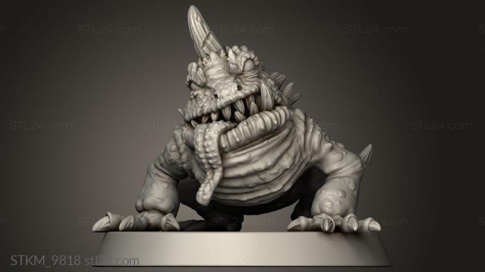 Figurines heroes, monsters and demons (Into The Woods Monsters Toad, STKM_9818) 3D models for cnc