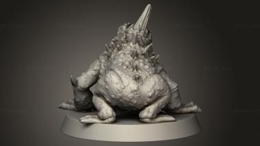 Figurines heroes, monsters and demons (Into The Woods Monsters Toad, STKM_9818) 3D models for cnc