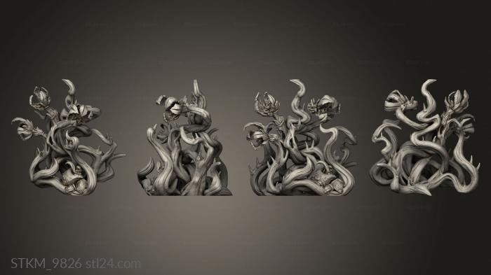 Figurines heroes, monsters and demons (Oasis Assassin Vine One, STKM_9826) 3D models for cnc