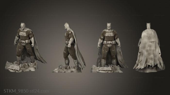 Статуэтки герои, монстры и демоны (Возвращение Темного Рыцаря, STKM_9850) 3D модель для ЧПУ станка