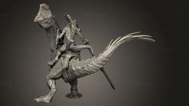 Figurines heroes, monsters and demons (va Rider Cavalry, STKM_9862) 3D models for cnc