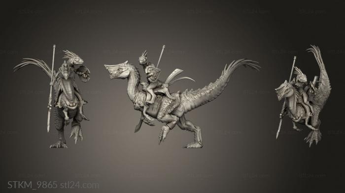 Figurines heroes, monsters and demons (va Rider Cavalry, STKM_9865) 3D models for cnc