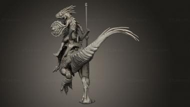 Figurines heroes, monsters and demons (va Rider Cavalry, STKM_9865) 3D models for cnc