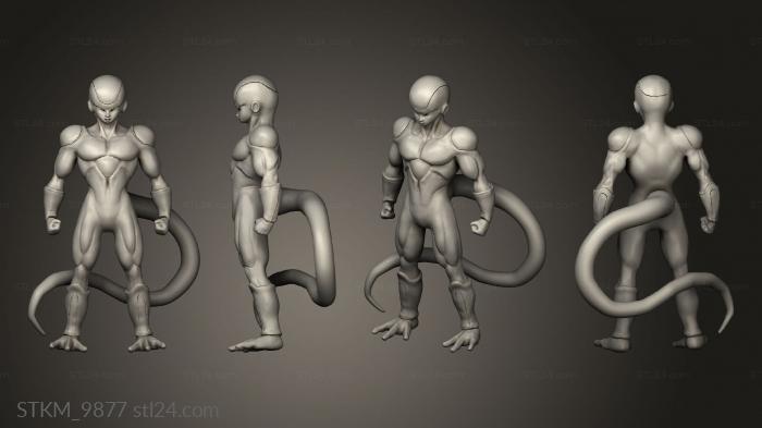 Figurines heroes, monsters and demons (za, STKM_9877) 3D models for cnc