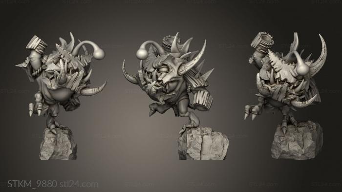 Figurines heroes, monsters and demons (Kingdom Coralan Lophinitea Lophinite, STKM_9880) 3D models for cnc