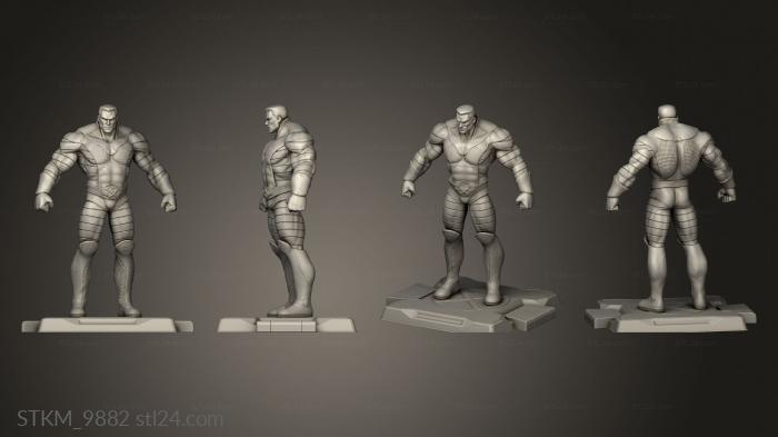 Figurines heroes, monsters and demons (Colossus, STKM_9882) 3D models for cnc