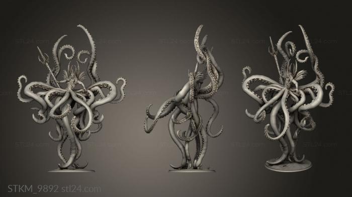 Figurines heroes, monsters and demons (Kingdom The Depth Poseidon Avatar, STKM_9892) 3D models for cnc