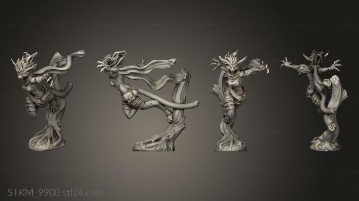 Figurines heroes, monsters and demons (Tabaxi Caravan Assassin, STKM_9900) 3D models for cnc