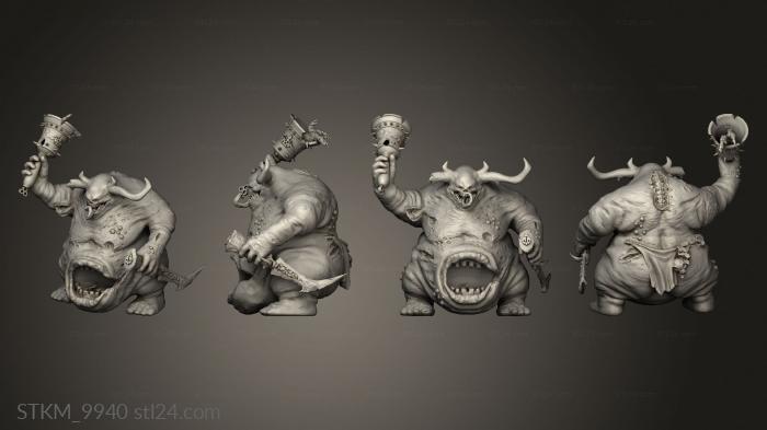 Figurines heroes, monsters and demons (Nurgle Great One GUO, STKM_9940) 3D models for cnc