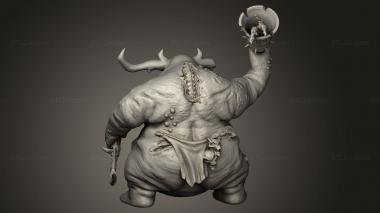 Figurines heroes, monsters and demons (Nurgle Great One GUO, STKM_9940) 3D models for cnc